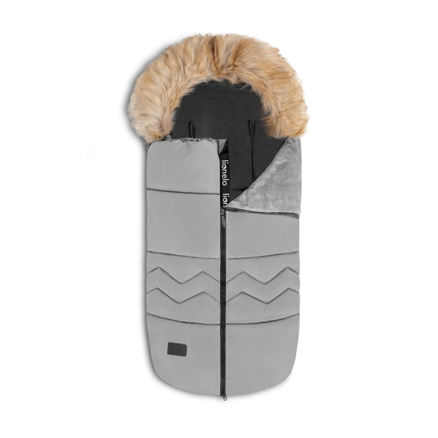 Lionelo - Åkpåse för barn FRODE duvgrå
