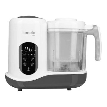 Lionelo - Ångkokare 5-i-1 BABYMENU 110W/230V vit/grå