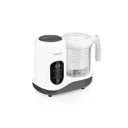 Lionelo - Ångkokare 5-i-1 BABYMENU 110W/230V vit/grå