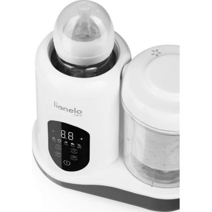 Lionelo - Ångkokare 5-i-1 BABYMENU 110W/230V vit/grå