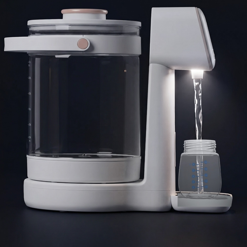 Lionelo - Apparat för beredning av modersmjölksersättning BABYPRESTO 2.0 1200W/230V Vit
