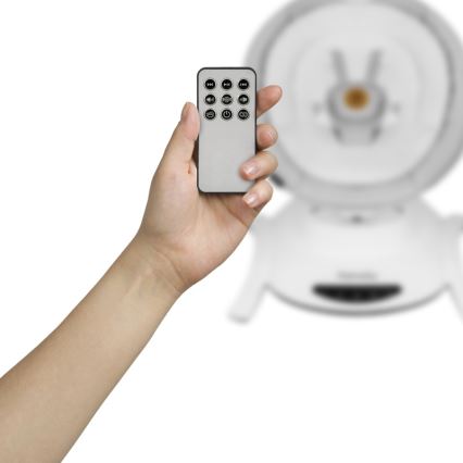 Lionelo - Babygunga med melodi BELLA Grey Concrete + fjärrkontroll