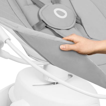 Lionelo - Babygunga med melodi IRIS, grå betong