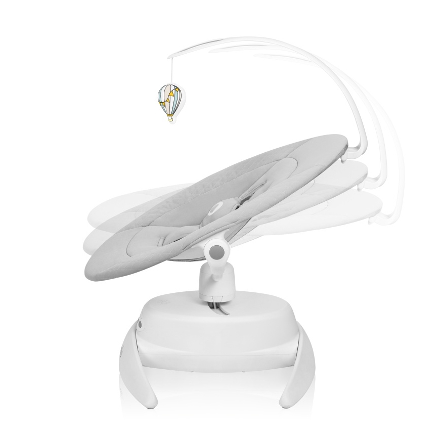 Lionelo - Babygunga med melodi IRIS Grey Concrete