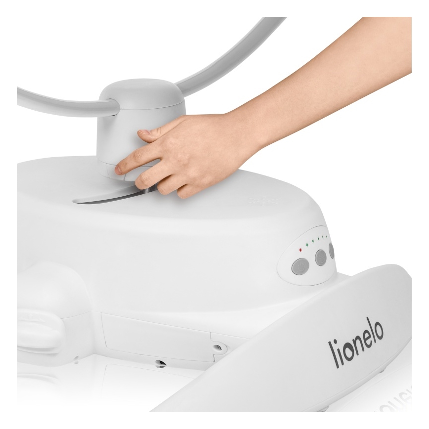 Lionelo - Babygunga med melodi IRIS Grey Concrete