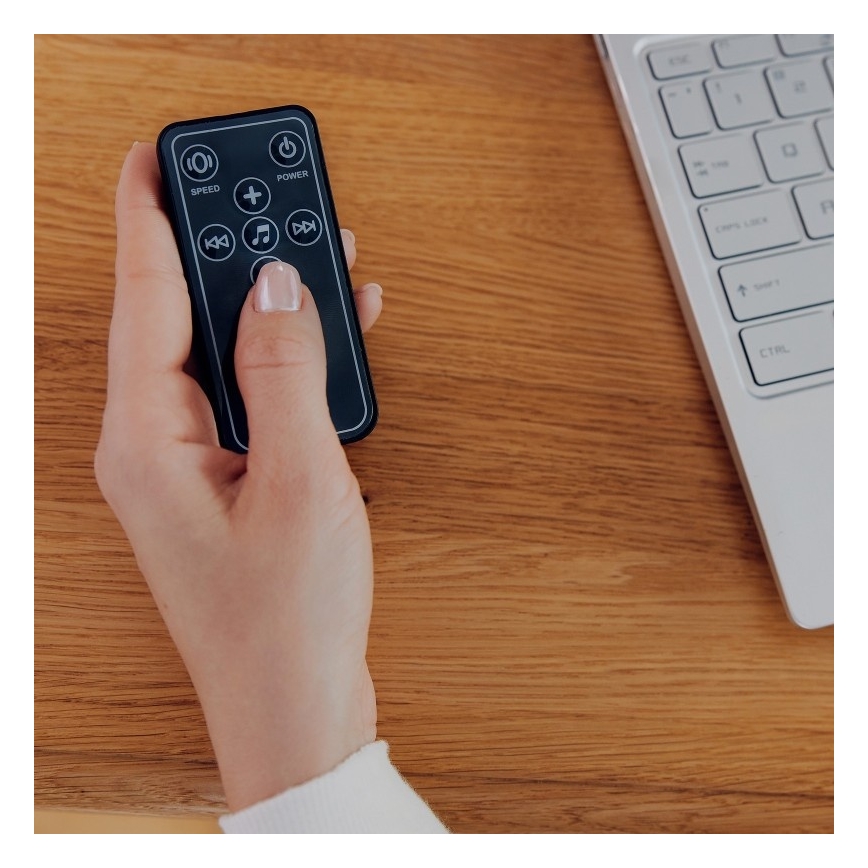 Lionelo - Babygunga med melodi RIO 4xC Beige Latte + fjärrkontroll