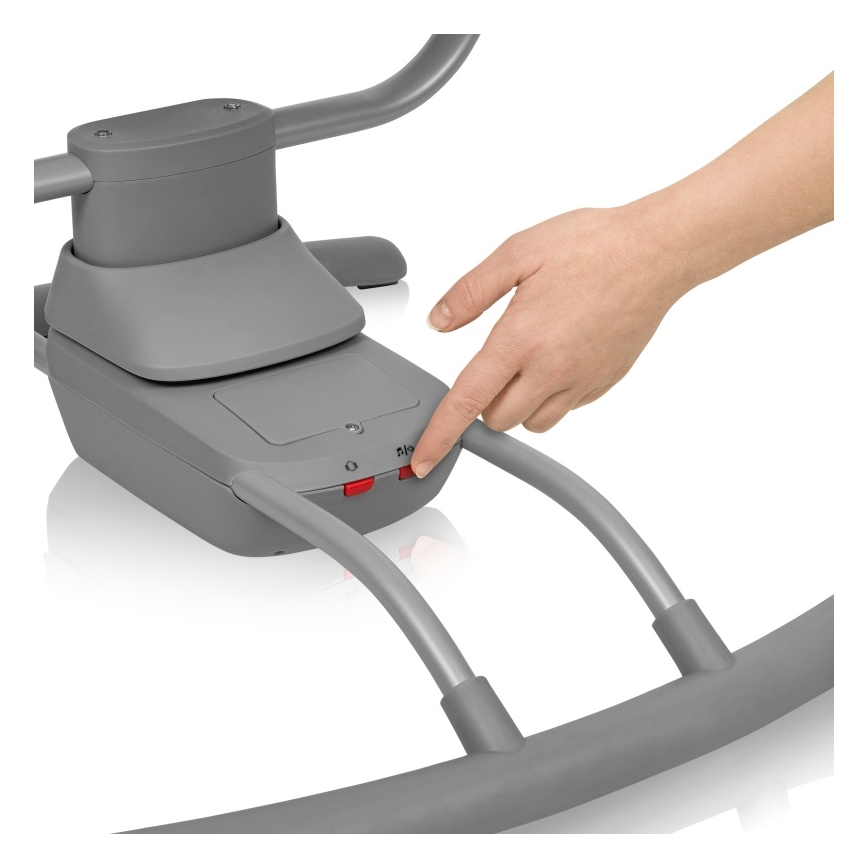 Lionelo - Babygunga med melodi RIO 4xC Beige Latte + fjärrkontroll