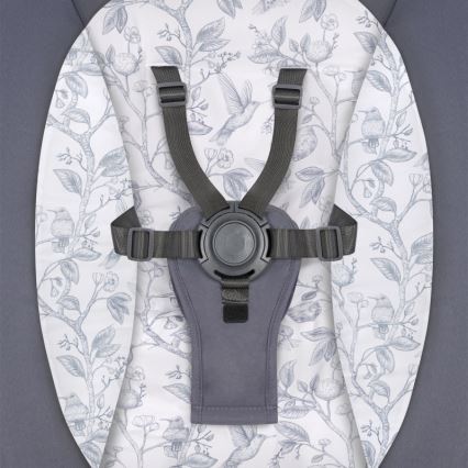 Lionelo - Babygunga med melodier RALF 4xAA Grå Vit + fjärrkontroll