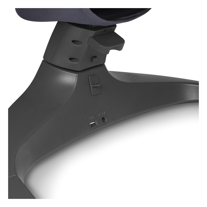 Lionelo - Babygunga med melodier RALF 4xAA Grå Vit + fjärrkontroll