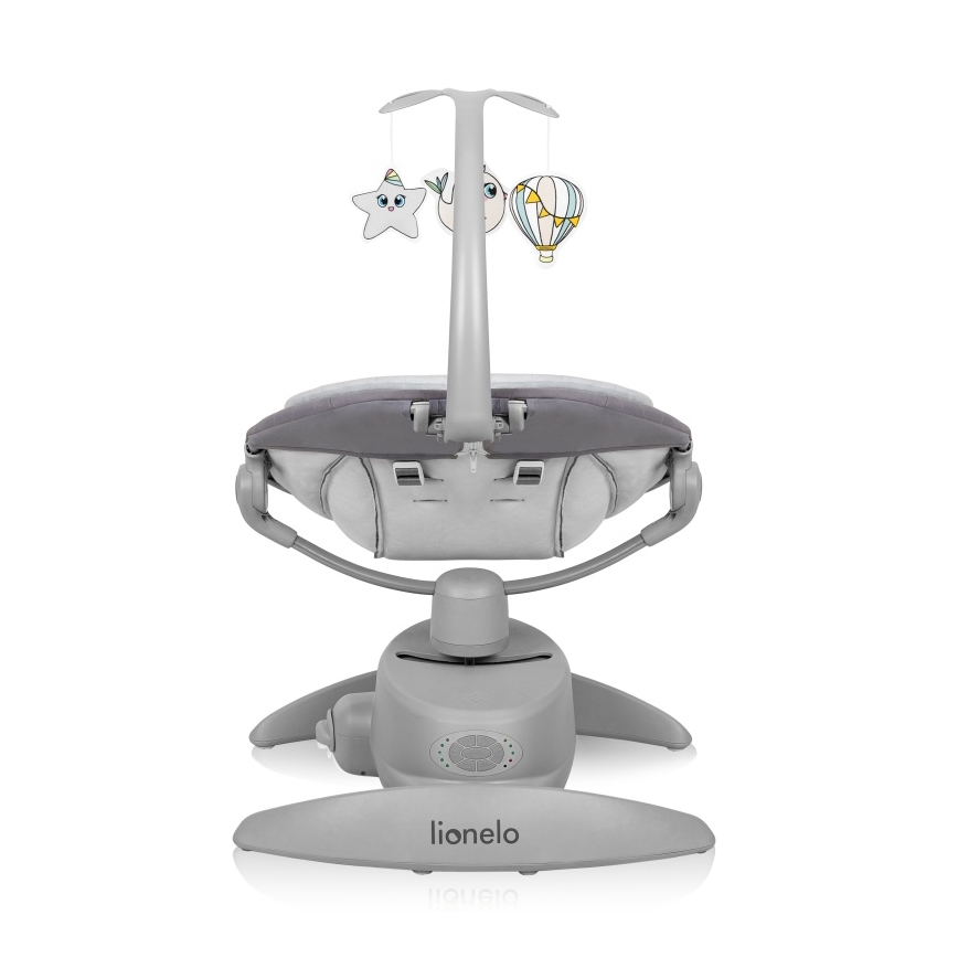 Lionelo - Babygunga med musik MELL Grey Stone 4xAA + fjärrkontroll