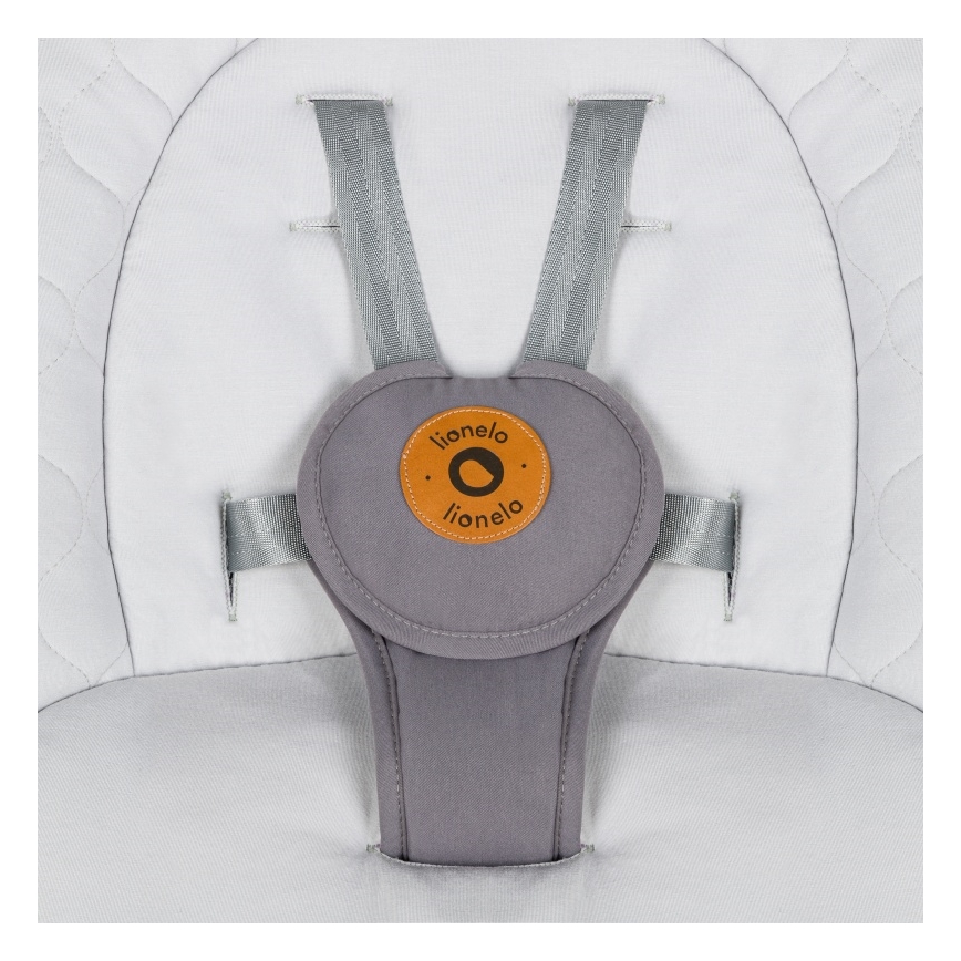 Lionelo - Babygunga med musik MELL Grey Stone 4xAA + fjärrkontroll