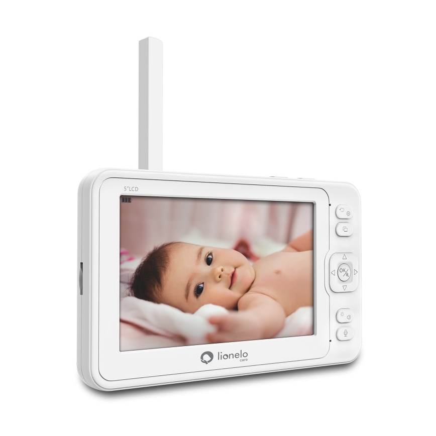 Lionelo - Babyvakt med monitor BABYLINE 8.3 5V 3600 mAh