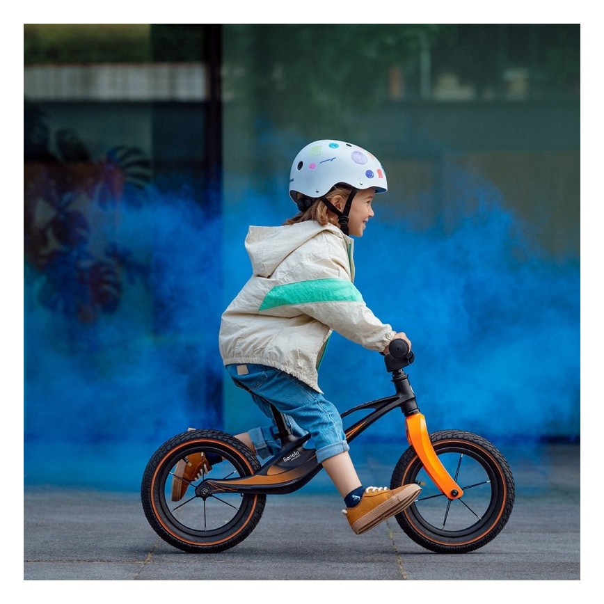 Lionelo - Balanscykel BART AIR svart/orange