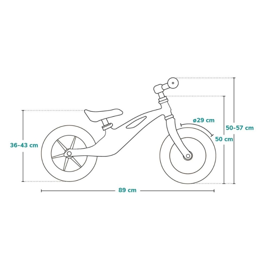 Lionelo - Balanscykel BART TOUR grå/gul