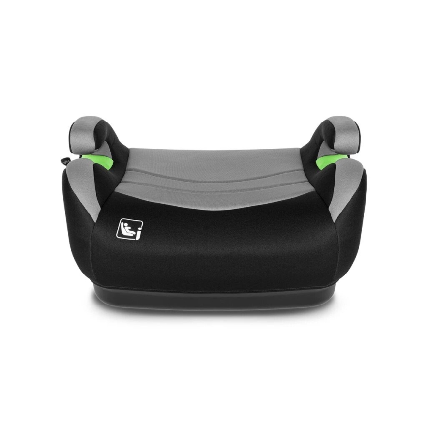 Lionelo - Bälteskudde för bil LUUK FIX i-Size 125-150 cm svart/grå