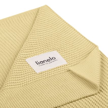 Lionelo - bambufilt BAMBOO BLANKET 75x100 cm citrongul