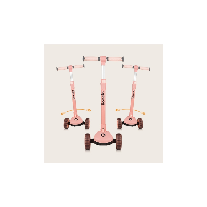 Lionelo - Barn sparkcykel 2i1 FRANKY rosa