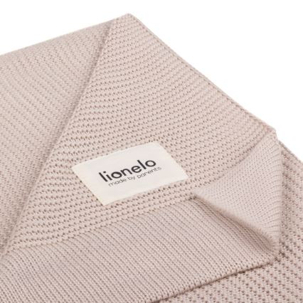 Lionelo - Barnfilt BAMBOO BLANKET 75x100 cm Beige Sand