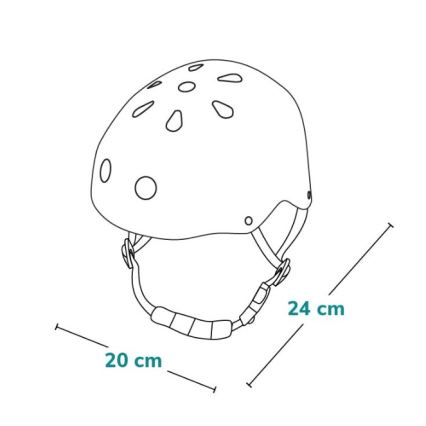 Lionelo - Barnhjälm HELMET Beige Sand