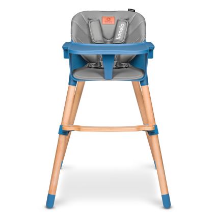 Lionelo - Barnmatstol 2-i-1 KOEN Blue Sky
