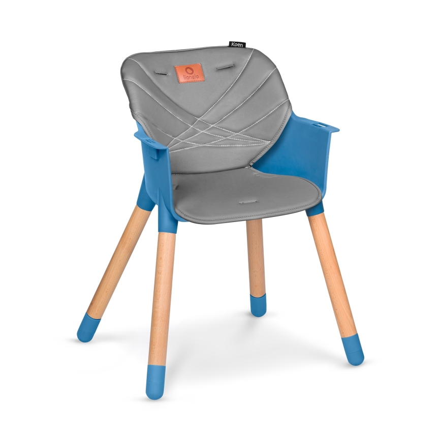 Lionelo - Barnmatstol 2-i-1 KOEN Blue Sky