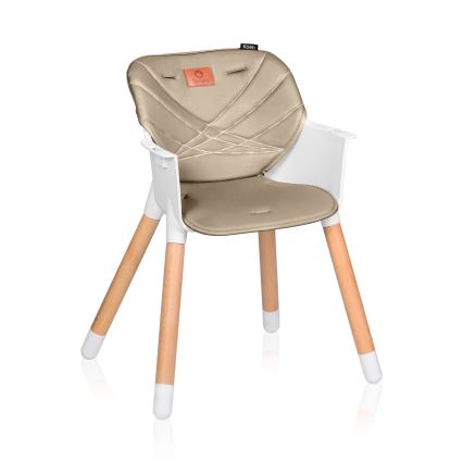 Lionelo - Barnmatstol 2-i-1 KOEN Sandbeige