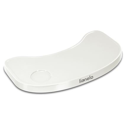 Lionelo - Barnmatstol 3 i 1 FLORIS vit/natur