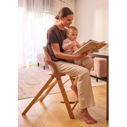 Lionelo - Barnmatstol 3 i 1 MEGAN Grå trä