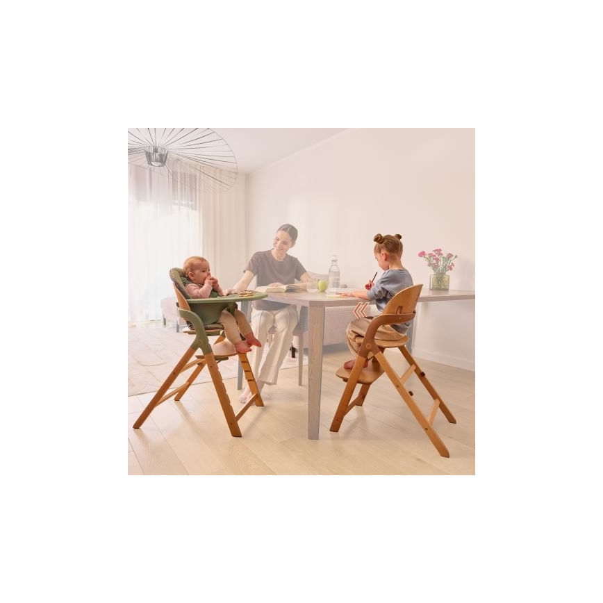 Lionelo - Barnmatstol 3 i 1 MEGAN Grå trä