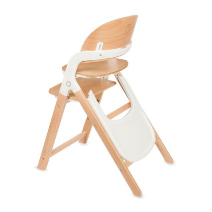 Lionelo - Barnmatstol 3-i-1 MEGAN White Wood