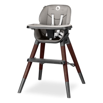 Lionelo - Barnmatstol MONA Svart Onyx