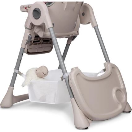 Lionelo - Barnmatstol ZANNA beige