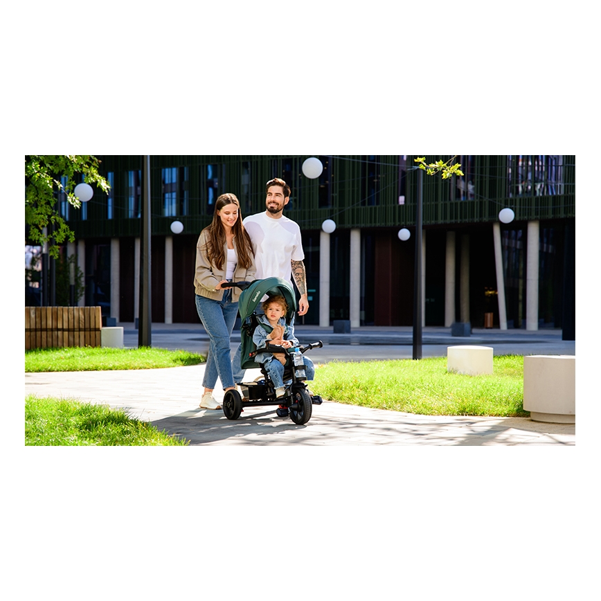 Lionelo - Barns trehjuling HAARI grön/svart