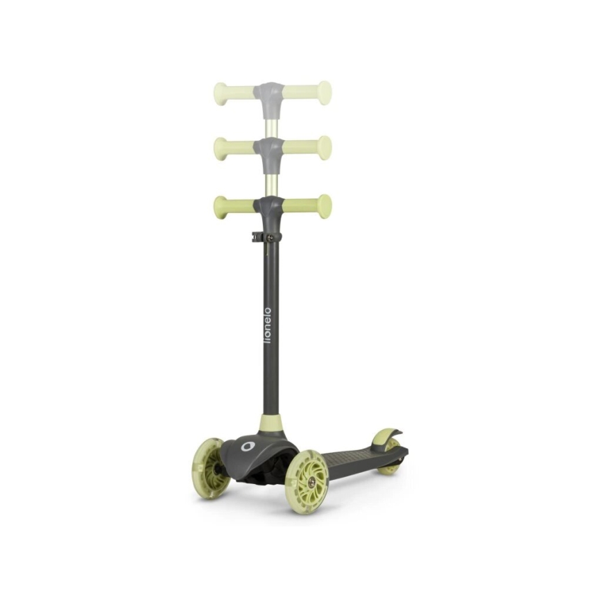 Lionelo - Barnscooter JESSY 3xAA grå/grön