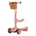 Lionelo - Barnsparkcykel 2-i-1 FRANKY rosa