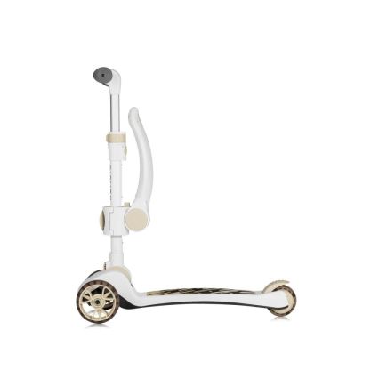 Lionelo - Barnsparkcykel 2-i-1 FRANKY vit/beige