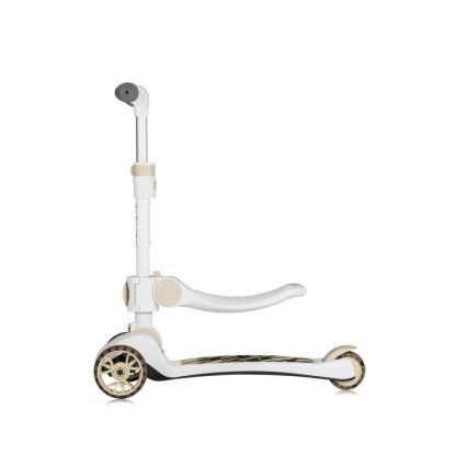 Lionelo - Barnsparkcykel 2-i-1 FRANKY vit/beige