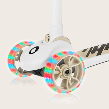 Lionelo - Barnsparkcykel 2-i-1 FRANKY vit/beige