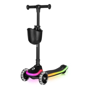 Lionelo - Barnsparkcykel MEY 3xAAA Svart Onyx