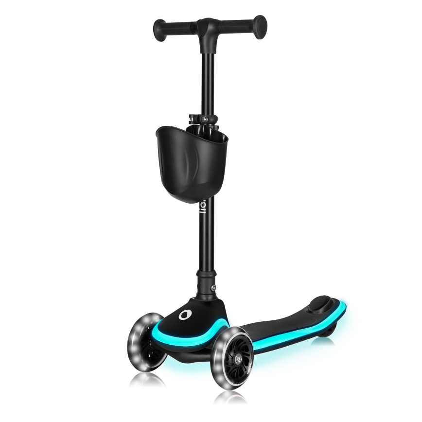 Lionelo - Barnsparkcykel MEY 3xAAA Svart Onyx