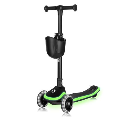 Lionelo - Barnsparkcykel MEY 3xAAA Svart Onyx