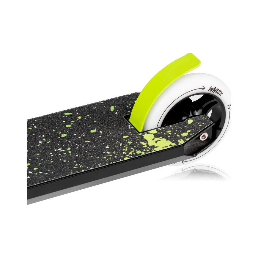 Lionelo - Barnsparkcykel WHIZZ svart/vit/gul