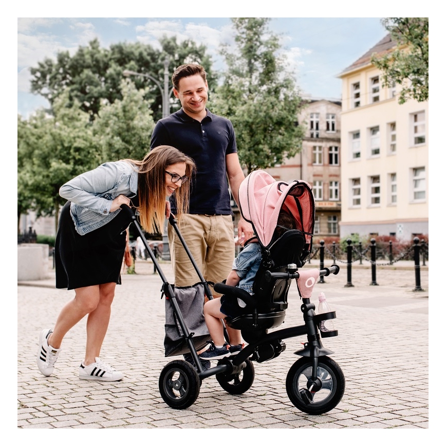 Lionelo - Barntrehjuling TRIS rosa/grå