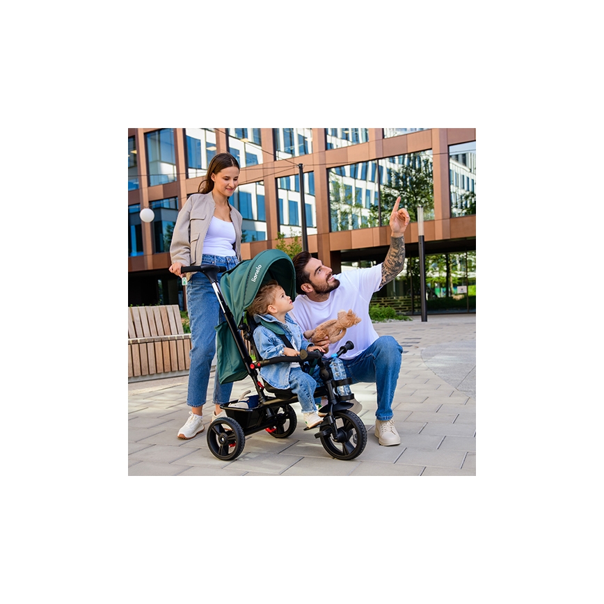 Lionelo - Barntricycle HAARI grön/svart