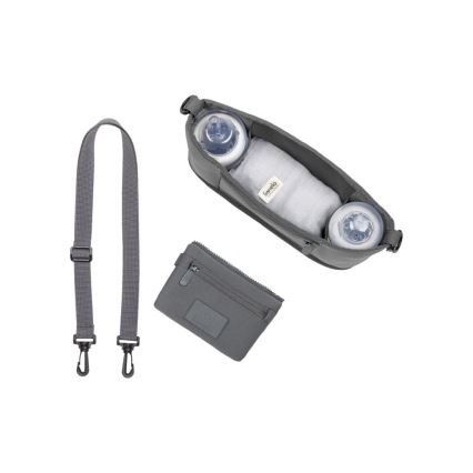 Lionelo - Barnvagnsorganiser LITTLE CUBE Grey Stone