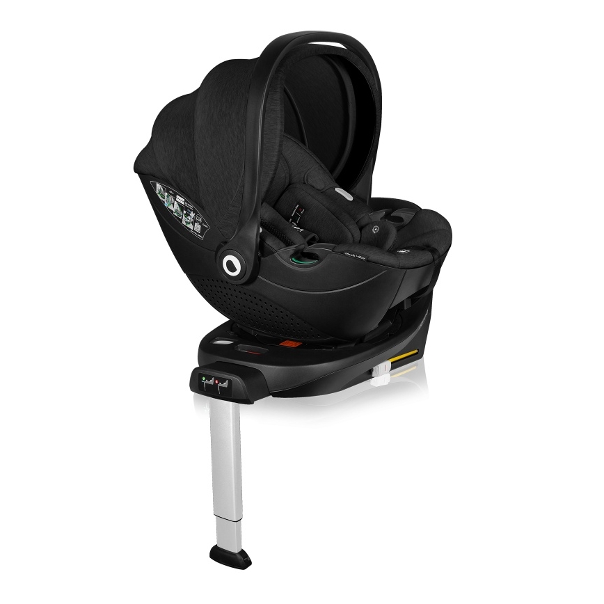 Lionelo - Bas för bilbarnstolar MOXIE SET i-Size, svart