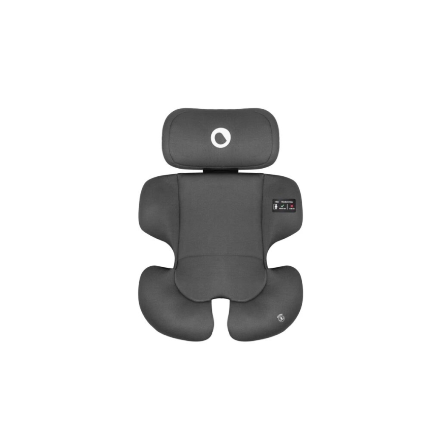 Lionelo - Bilbarnstol BASTIAAN i-Size 40-150 cm svart/grå