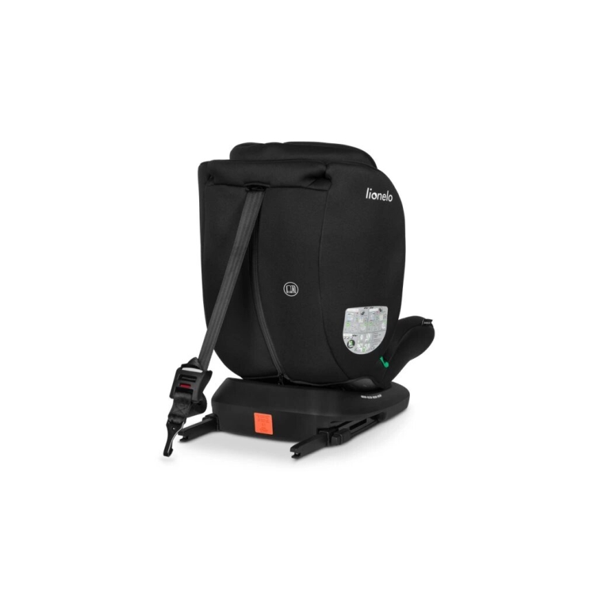 Lionelo - Bilbarnstol BASTIAAN i-Size 40-150 cm svart/röd