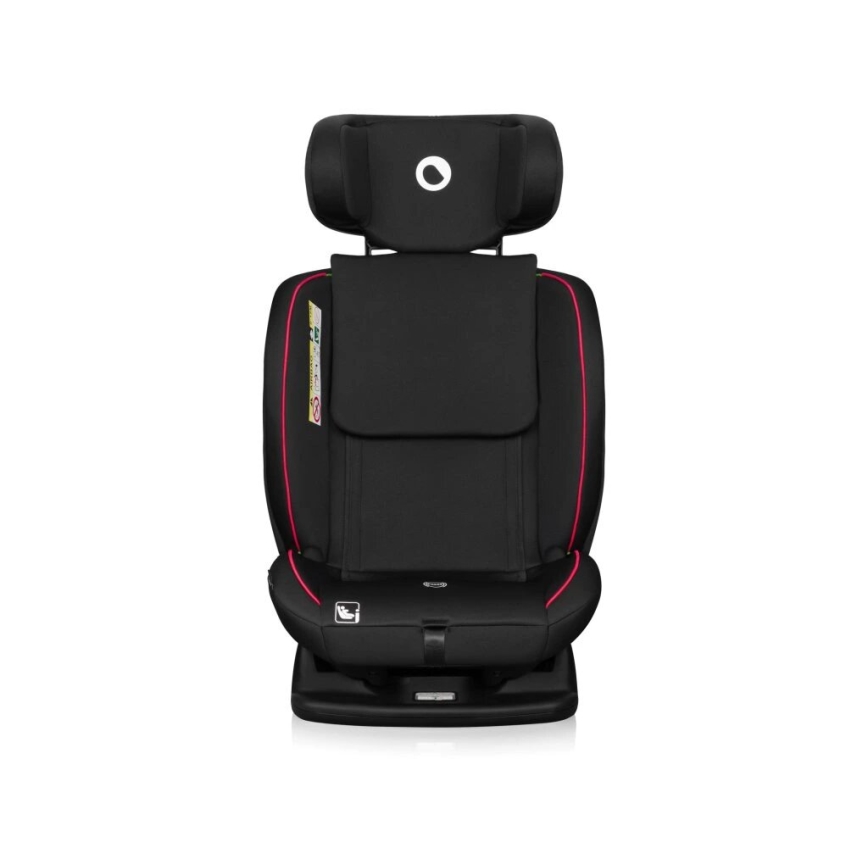 Lionelo - Bilbarnstol AART i-Size 40-150 cm svart/röd