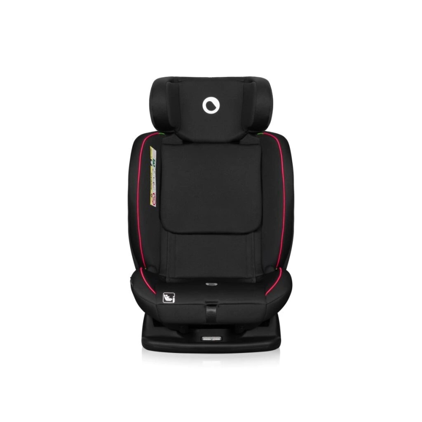 Lionelo - Bilbarnstol AART i-Size 40-150 cm svart/röd